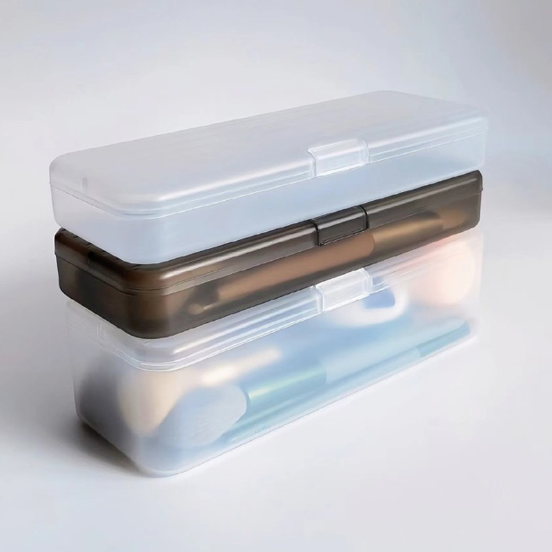 Beauty Makeup Box - 1PC Transparent Plastic Cosmetic Storage Box