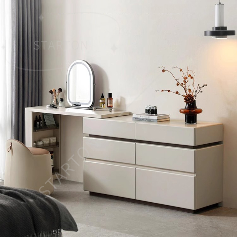 Beauty Without Makeup - Mirror Makeup Bedroom Drawers Beauty Shelf