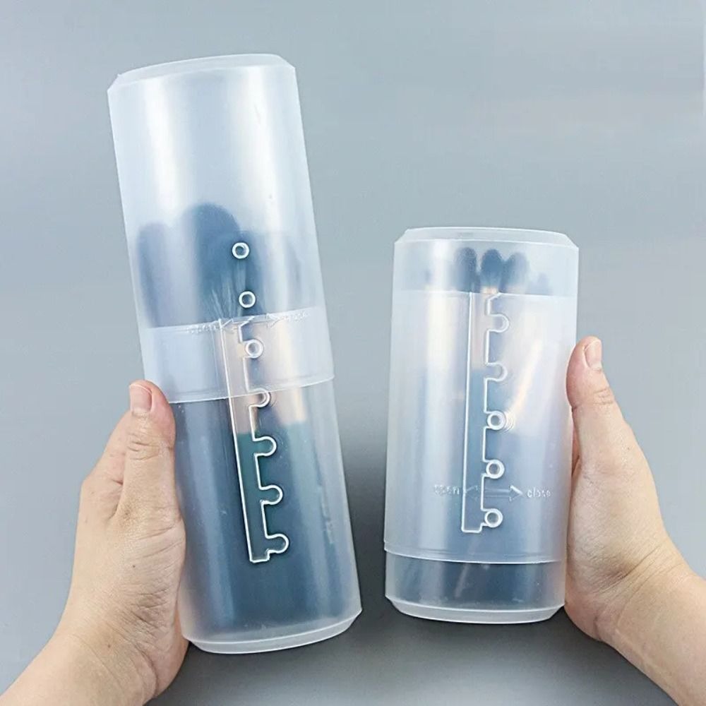 Portable Transparent Makeup Br - Beauty Makeup Box ulasan dan harga