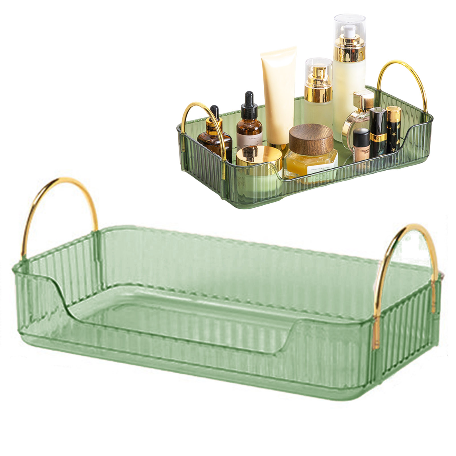 Bathroom Organizer Rack Light  - Beauty Makeup Box ulasan dan harga