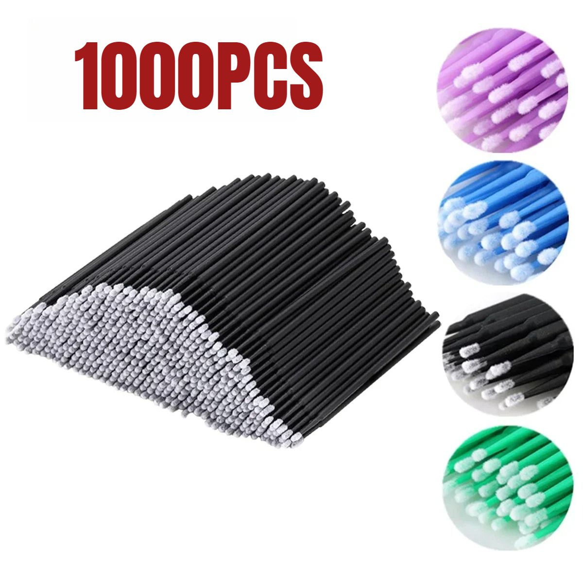 1000/500PCS Eyelash Cleaning B - Beauty Makeup Products ulasan dan harga