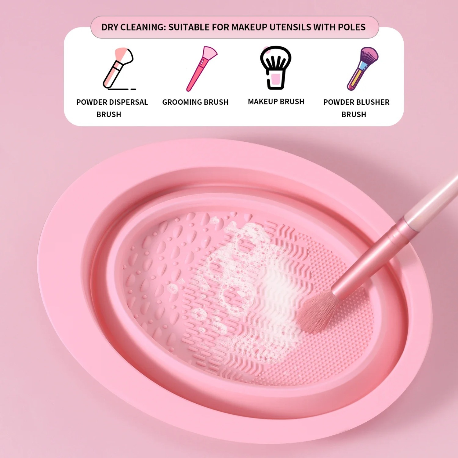 3pcs Makeup Brush Cleaning Too - Beauty Makeup Products ulasan dan harga
