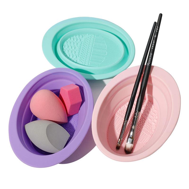 Folding Powder Puff Cleaning B - Beauty Makeup Box ulasan dan harga