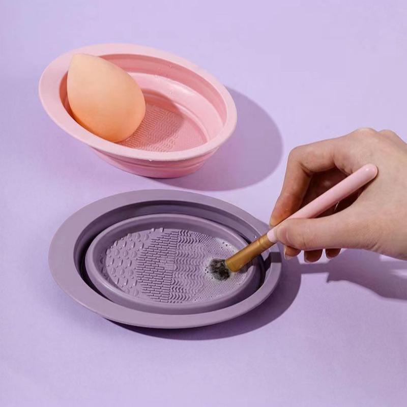 Folding Powder Puff Cleaning B - Beauty Makeup Box ulasan dan harga