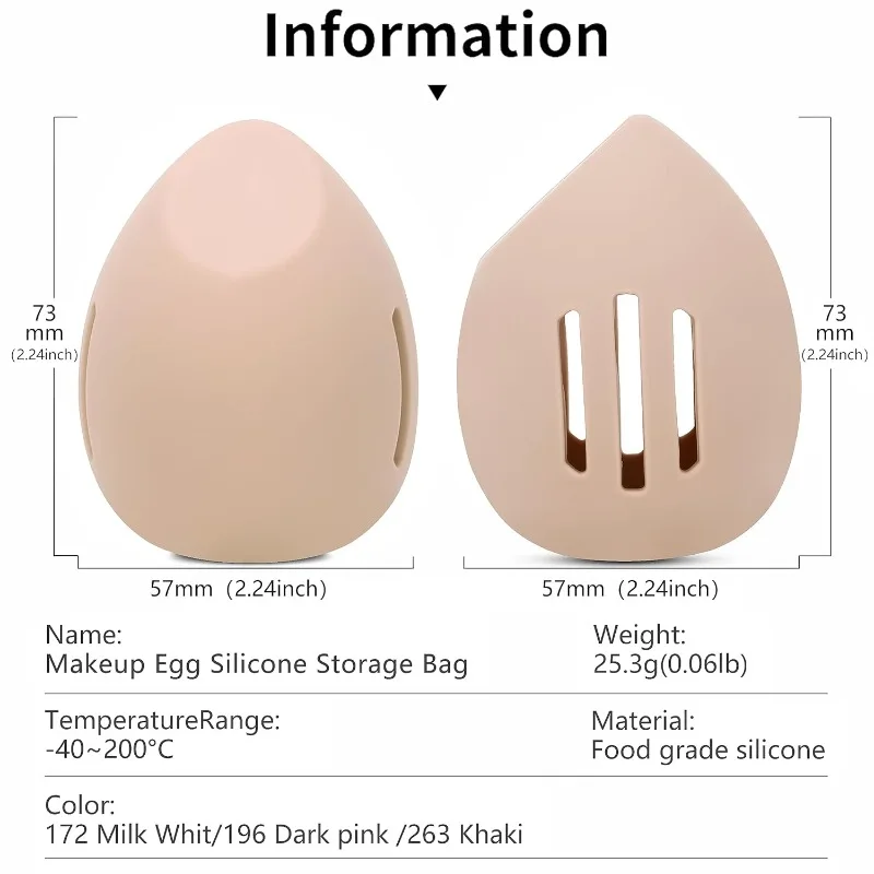 Silicone Beauty Egg Breathable - Beauty Makeup Box ulasan dan harga