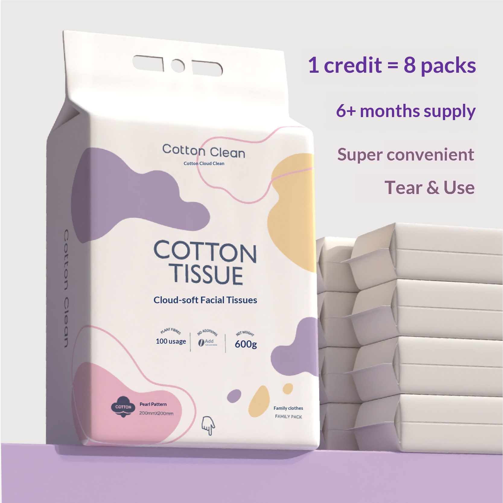 Disposable Facial Wipes, Hangi - Beauty Without Makeup ulasan dan harga