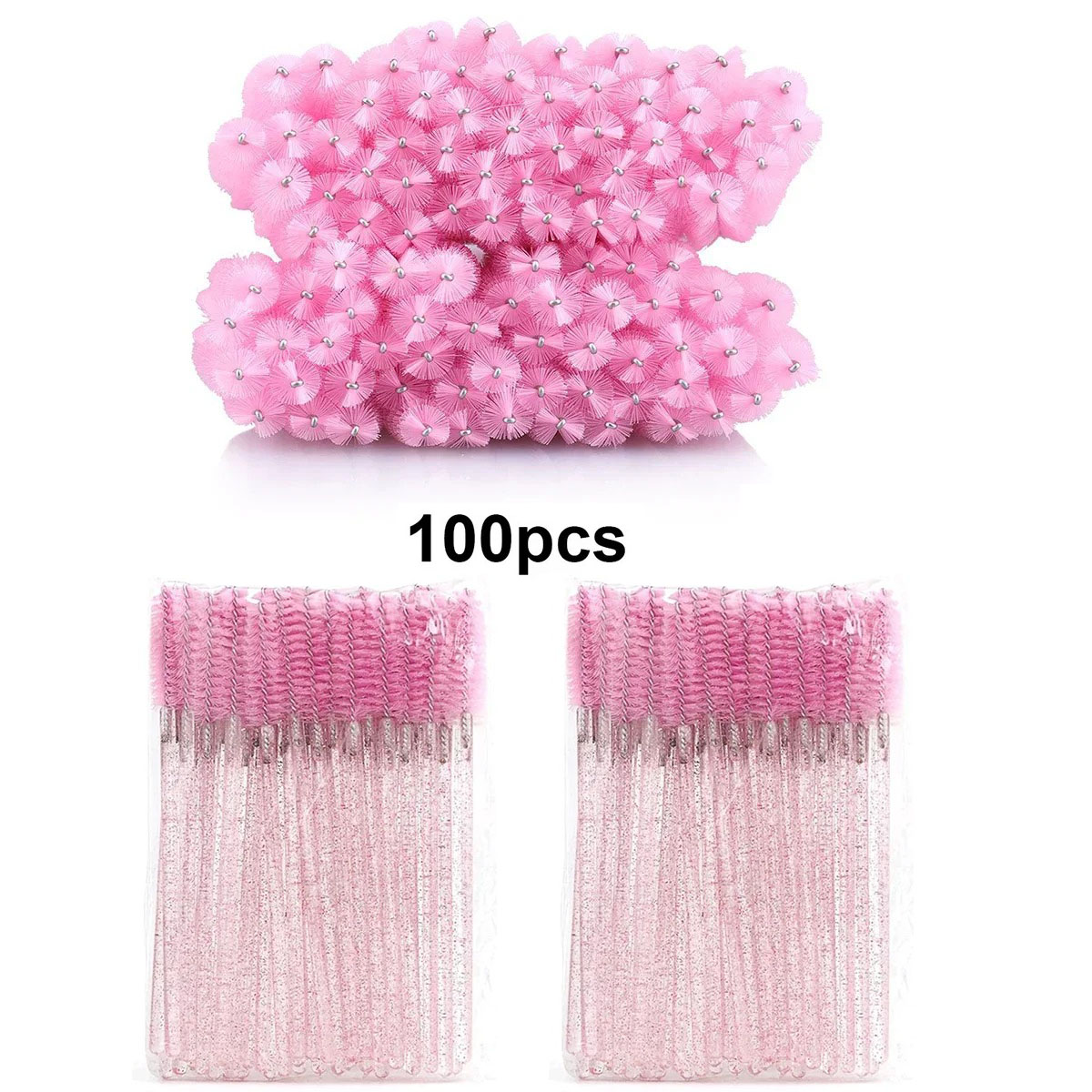 100pcs Disposable Eyelash Brus - Beauty Makeup Products ulasan dan harga