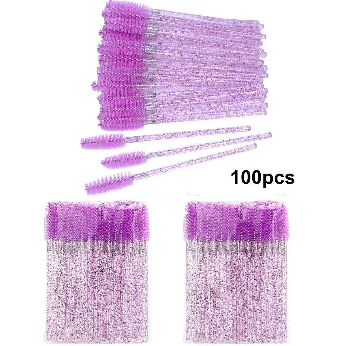 100pcs Disposable Eyelash Brus - Beauty Makeup Products ulasan dan harga