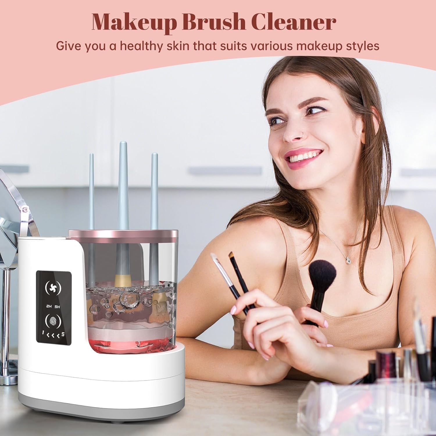 Automatic Rotating Makeup Brus - Beauty Makeup Products ulasan dan harga