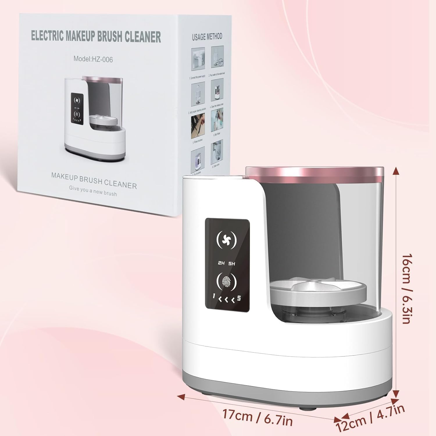 Automatic Rotating Makeup Brus - Beauty Makeup Products ulasan dan harga