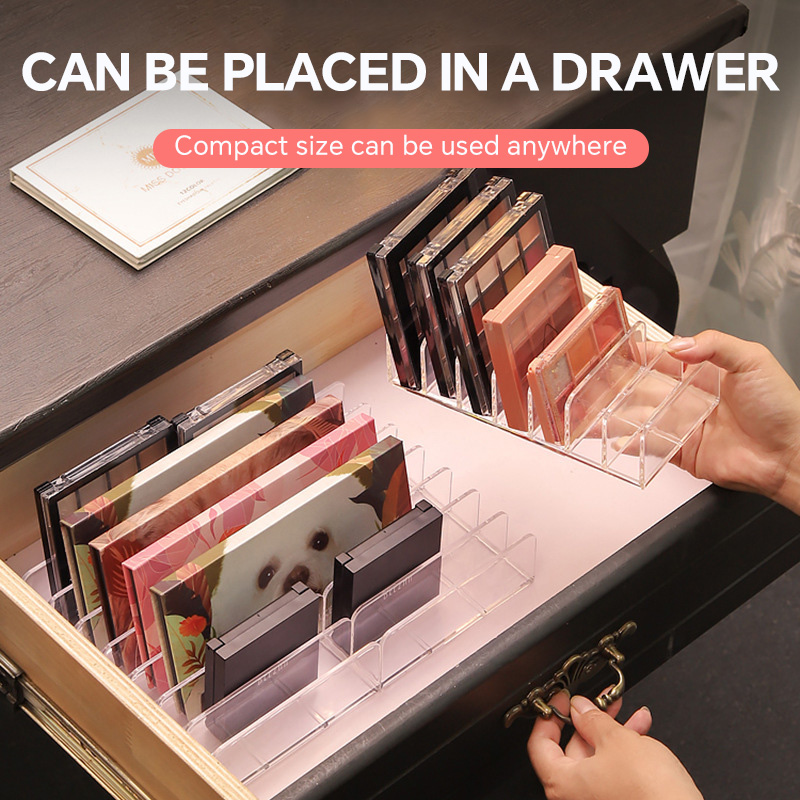 7 Grids Acrylic Table Cosmetic - Beauty Makeup Box ulasan dan harga
