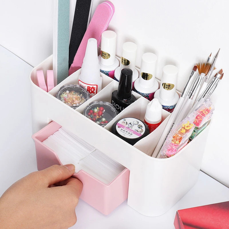 Nail Art Organizer Desktop Dra - Beauty Makeup Products ulasan dan harga