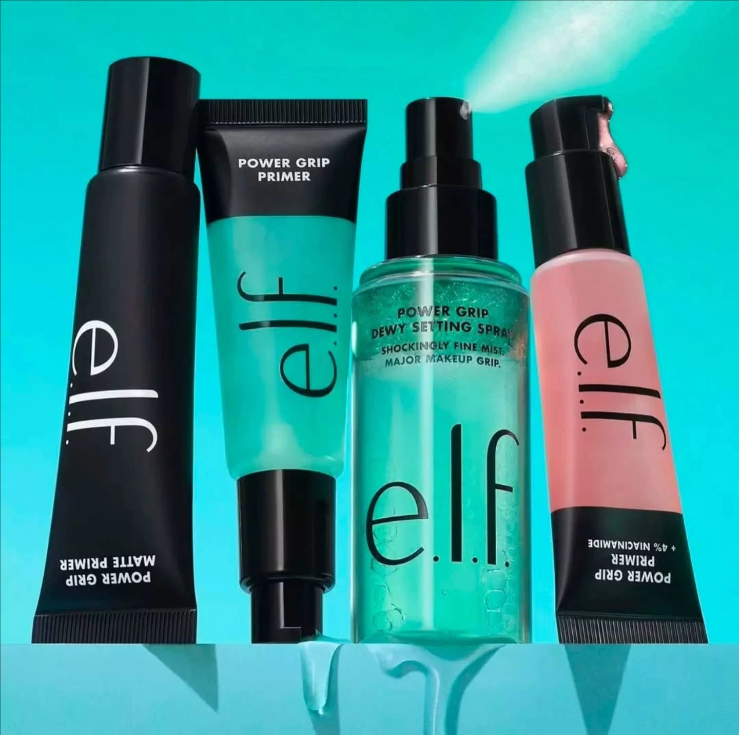 Elf Makeup Power Grip Dewy Set - Setting Spray ulasan dan harga