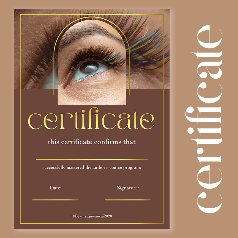Custom Training Certificates H - Beauty Makeup Certificate ulasan dan harga