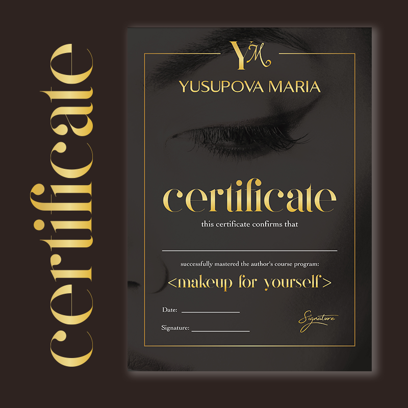 Custom Training Certificates H - Beauty Makeup Certificate ulasan dan harga